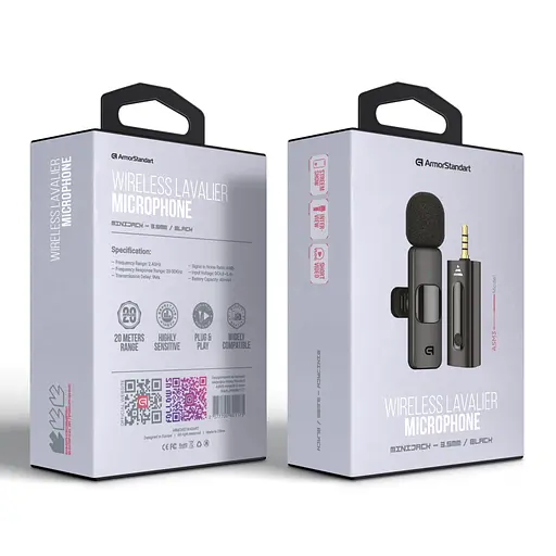 Мікрофон Armorstandart ASM3 mini-jack 3.5 мм Black (ARM80117) - фото 2