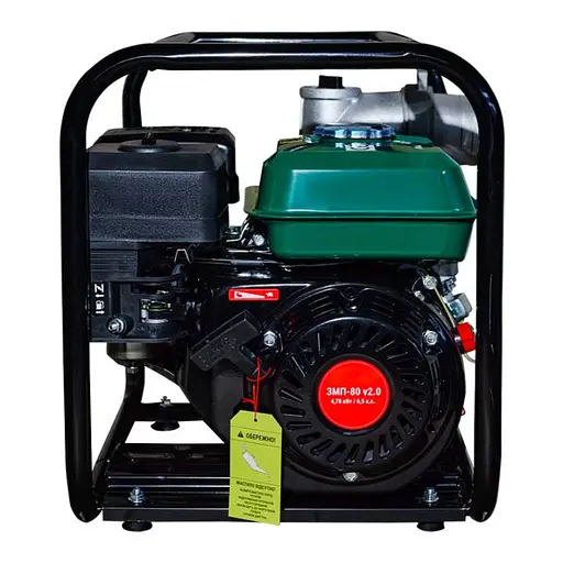 Zenit Мотопомпа бензиновая ЗМП-80 v2.0, 60 м3/ч (1000л/мин) 6.5л.с, 25 кг - фото 3