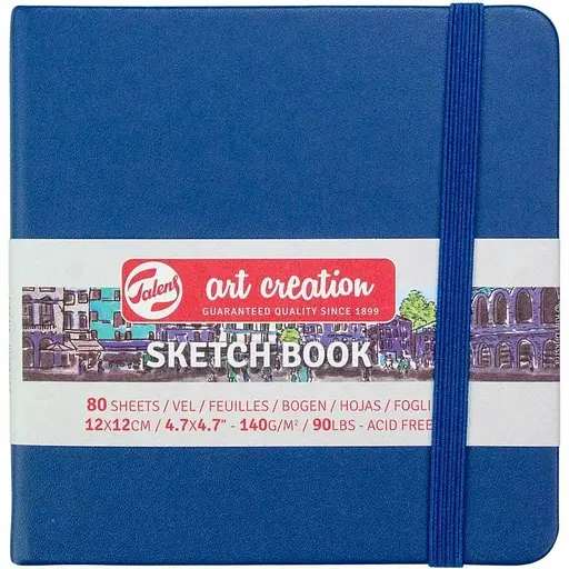 Блокнот для графики Royal Talens Art Creation 12х12 см 140г/м2 80л Navy Blue - фото 1