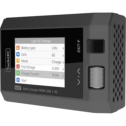 Зарядное устройство ToolKitRC M8P 600W 25A для FPV 1-8S черный (18760) - фото 1