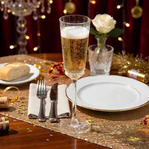 Набор бокалов для шампанского хрустальное стекло CD'A Macassar 6х170 мл (Q4335) - фото 3