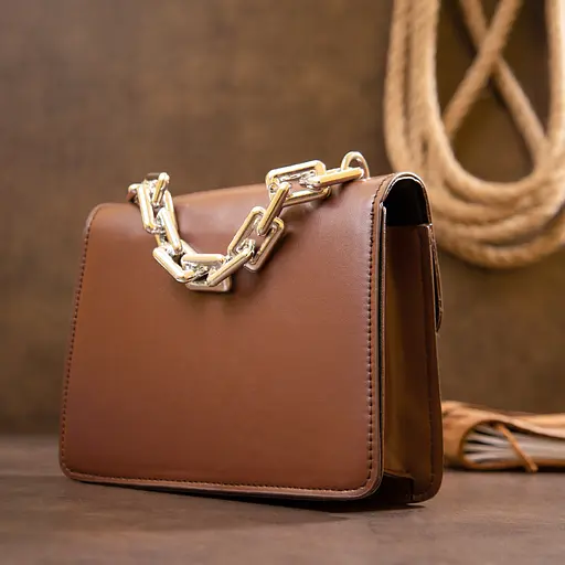 Горизонтальная сумка Vintage из кожзаменителя 14.5х20х5 см sum0027551 - фото 5