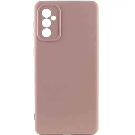 Чехол TPU GETMAN Liquid Silk Full Camera для Samsung Galaxy A56 5G Розовый / Pink Sand