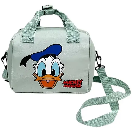 Сумочка текстильна Мультяшки, 1 відділення, знімний регульований ремінець, C67987 (В асортименті)