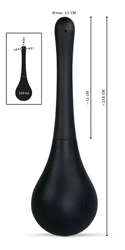 Анальный душ Rebel Anal Shower 23 см (черный) - фото 3