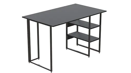 Компьютерный стол Кевин 75x140x70 черный ДСП Сосна Кембра 32мм FRD-103846