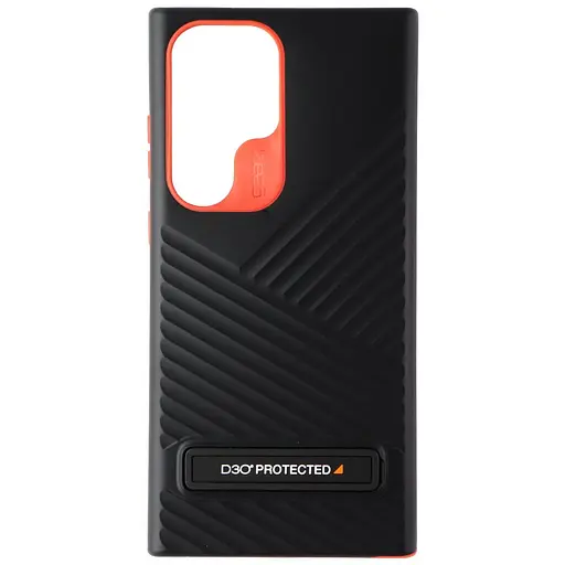 Протиударний чохол Gear4 Battersea D3O для Samsung Galaxy S23 Ultra (6.8") Black Orange