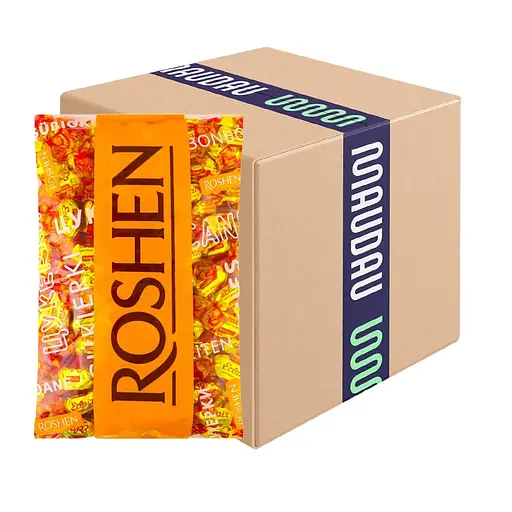 Уцінка. Карамельні цукерки Roshen Eclair з какао-начинкою 1 кг