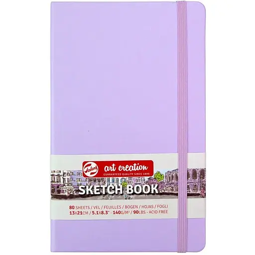 Блокнот для графіки Royal Talens Art Creation А5 (13х21см) 140г/м2 80л Pastel Violet - фото 1