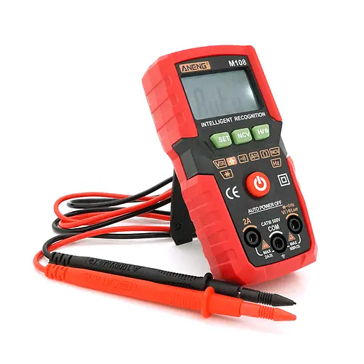 Мультиметр ANENG M108, вимірювання: V, A, R, C, T, F - фото 1