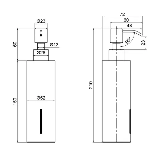 Дозатор для жидкого мыла Q-tap Liberty CRM 1152-1  - фото 3