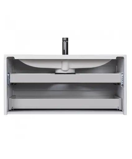 Тумба Мойдодир Marko 100-A з умивальником Cosmopolitan 100 Білий - фото 5