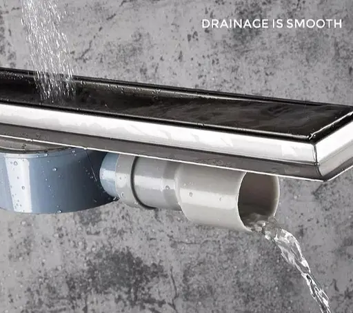 Душевой трап под плитку Gappo 70х500 мм, нержавеющая сталь G85007-4. - фото 4