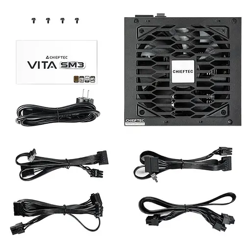 Блок живлення Chieftec Vita SM3 650W ATX 3.1 80+ Bronze (BPX-650-C) - фото 7