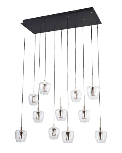 Люстра Zuma Line Nelson LED 11x33W 3000K 3900 Lm IP20 золота - фото 2