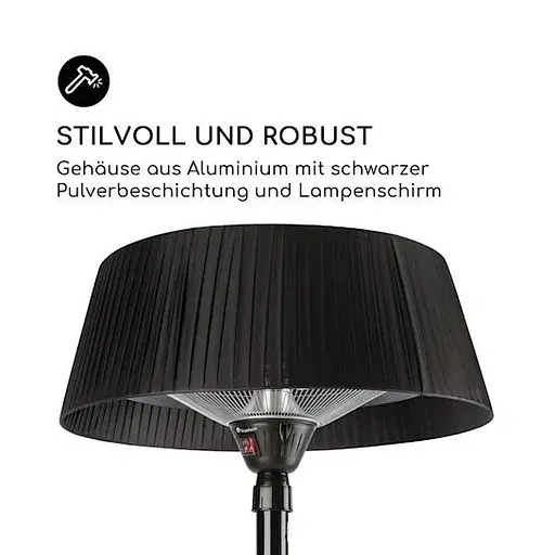 Інфрачервоний обігрівач Blumfeldt Venice Heat Stand 1000/2000Вт (10032567) - фото 4