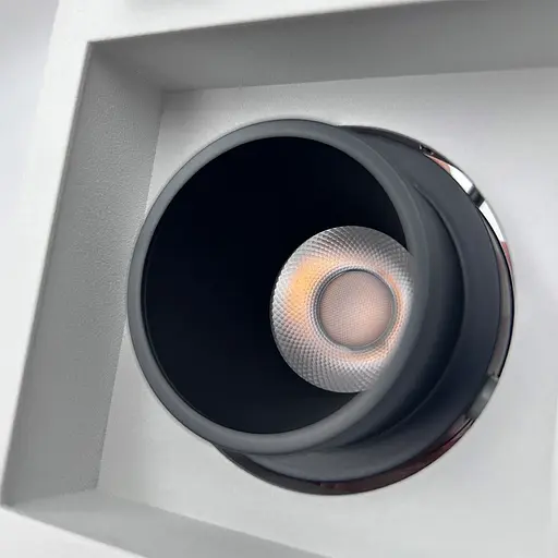 Встраиваемый светильник Skarlat RSL74092-1 1×10W WH+BK 3000K - фото 4