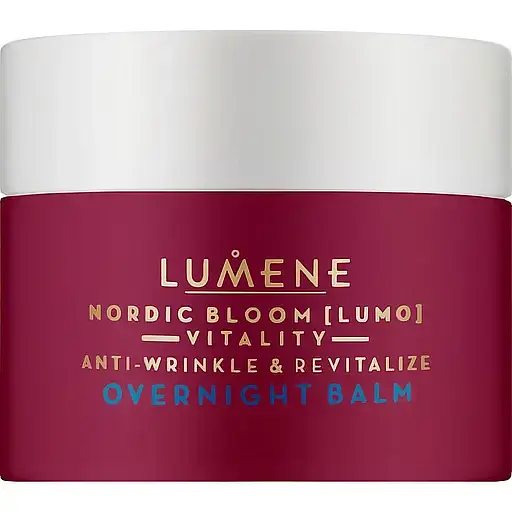 Бальзам для лица Lumene Nordic Bloom Vitality Anti-Wrinkle & Revitalize Overnight ночной восстанавливающий против морщин для зрелой кожи 50 мл - фото 1