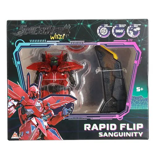 Игровой набор Screechers Wild! S5 L0.5 Сенгвинити, запускатель, машинка-трансформер