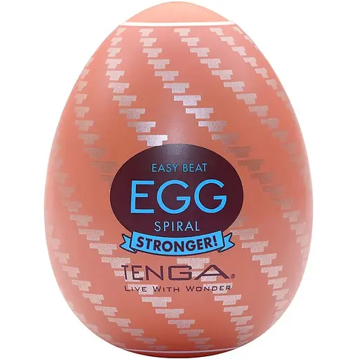 Мастурбатор яйце Tenga Egg Hard Boiled Spiral білий