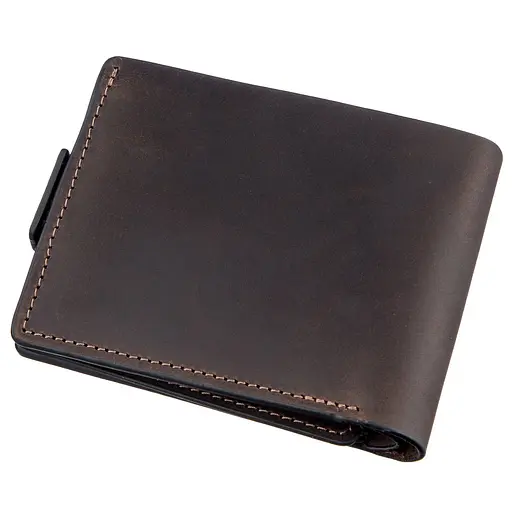 Кожаный портмоне Grande Pelle 9х11.5х2 см acs0015923 - фото 2