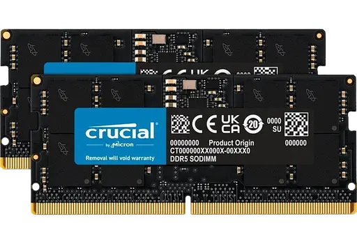 Оперативная память Crucial 32GB (2x16GB) SODIMM DDR5 5600MHz (CT2K16G56C46S5) - фото 1
