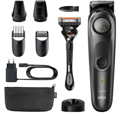 Триммер для бороды и усов Braun BeardTrimmer 7 BT7340 RU - фото 1