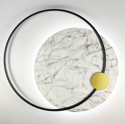 Сучасне бра з білого мармуру Line F Арт. SE06 - фото 4