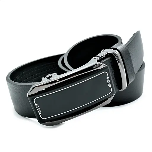 Ремінь-автомат Le-Mon чоловічий шкіряний 110-125х3,5 см acs0024313 - фото 2