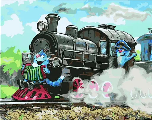 Набір для розпису по номерах На зустріч пригодам, 40x50 см, SY6354