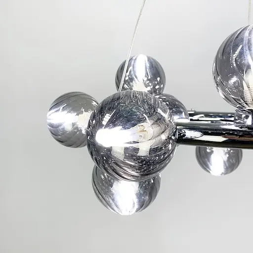 Подвесная люстра в хроме Arte Lamp Bolla Line.F MJ 17-600 CH+GR - фото 3