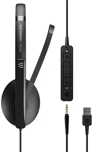 Компьютерная моногарнитура On-Ear EPOS ADAPT 135T USB II, 3,5 мм/USB Sennheiser teh0013088 - фото 8