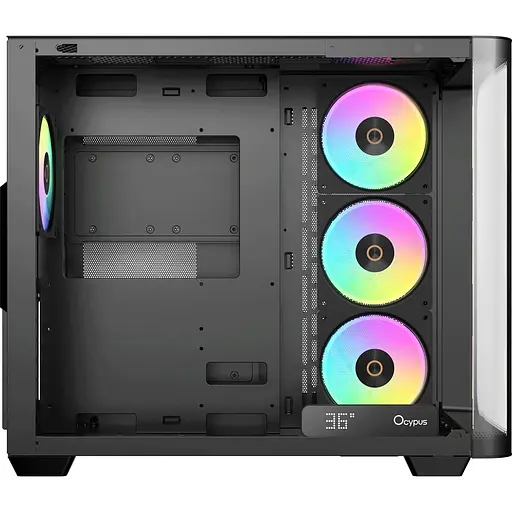 Корпус Ocypus IOTA C70 Curve ARGB Digital Black (IOTA-C70-BKD400CD-GL) - фото 3