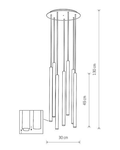 Підвісний світильник Nowodvorski 8920 Laser - фото 2