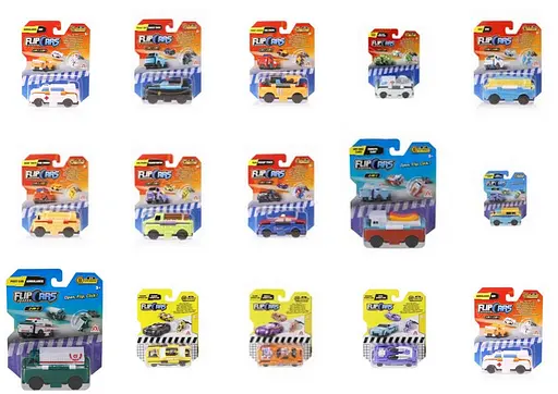Машинка-трансформер Flip Cars 2 в 1, на блистере Микс - фото 1
