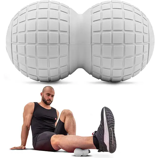 Массажный мяч Hop-Sport HS-A190DMB EVA 190 мм Серый - фото 3