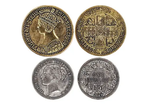 Аксесуар PHALANX Nanty Narking Набір вікторіанських металевих монет (ВММ001) - фото 2