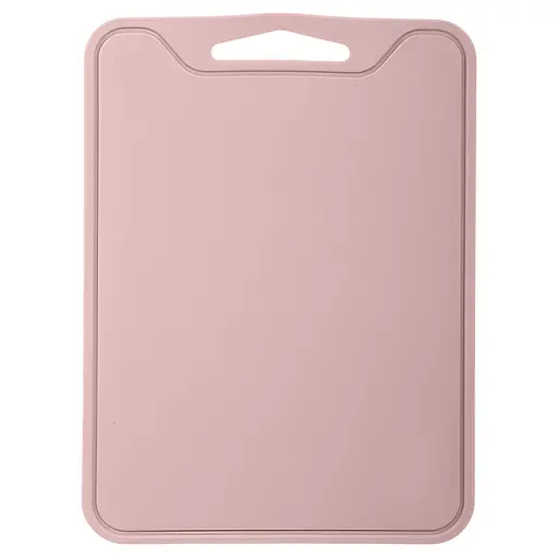Дошка кухонна силіконова обробна 30х35 см, Kitchen Master Рожевий 86384 - фото 1