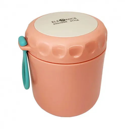 Ланчбокс с ложкой MGZ-0122(Pink) 430 мл