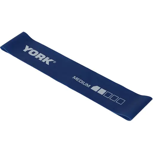 Резинка для фитнеса York Fitness Medium, синий - фото 4