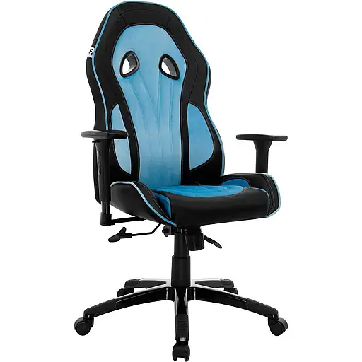 Геймерське крісло GT Racer чорне із синім (X-2645 Black/Blue) - фото 1