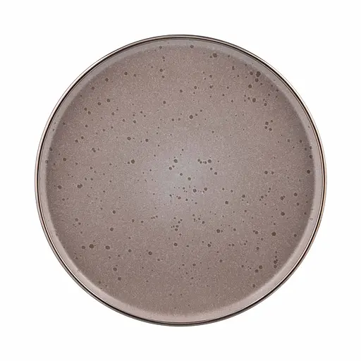 Тарелка обеденная Ardesto Fasano 26 см серо-коричневая (AR0426GB)