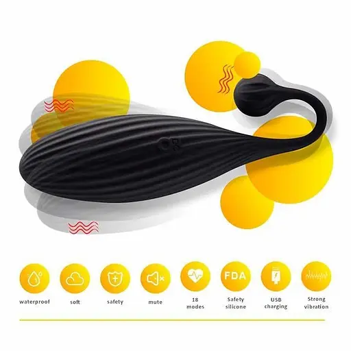 Инновационное смарт-виброяйцо Svakom Primo для женщин 158 мм черное - фото 5