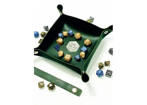 Настольная игра Планета Ігор Лоток для кубиков D20 (зеленый) (Dice tray D20 green) (pi-dt015) - фото 5