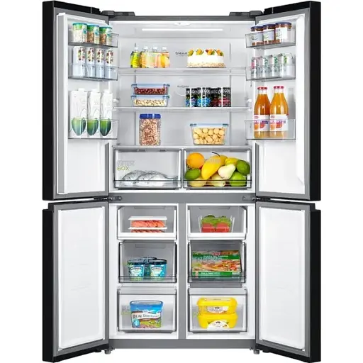 Холодильник Midea MDRF632FIF22 чорне скло - фото 4