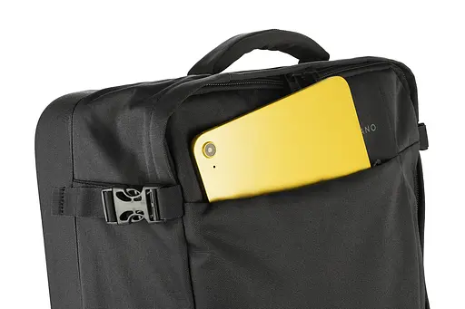 Tucano Сумка дорожная на 2-х колесах, Tucano Tugo S Trolley, 34л, полиэстер, черная - фото 7