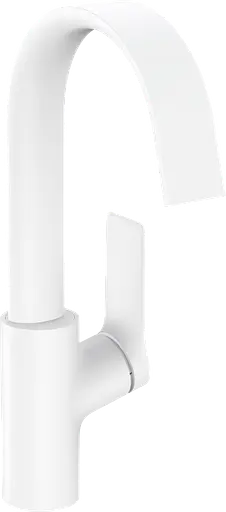 Смеситель для умывальника Hansgrohe Vivenis 210 с поворотным носиком Matt White 75032700 Белый матовый - фото 1