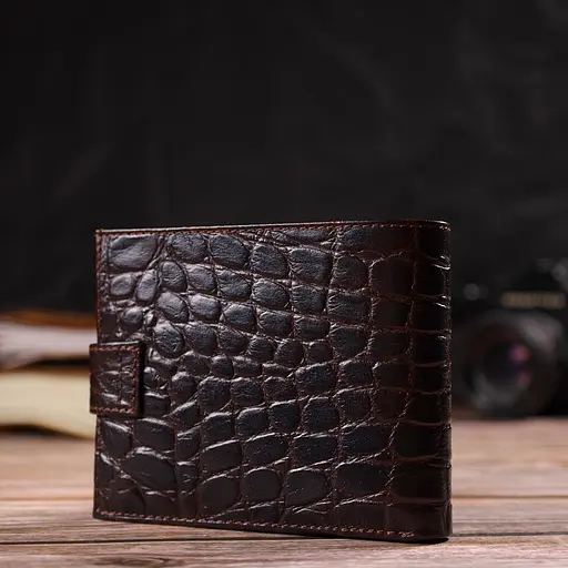 Мужской кожаный кошелек Canpellini 12.2х9.5х2 см acs0025619 - фото 7