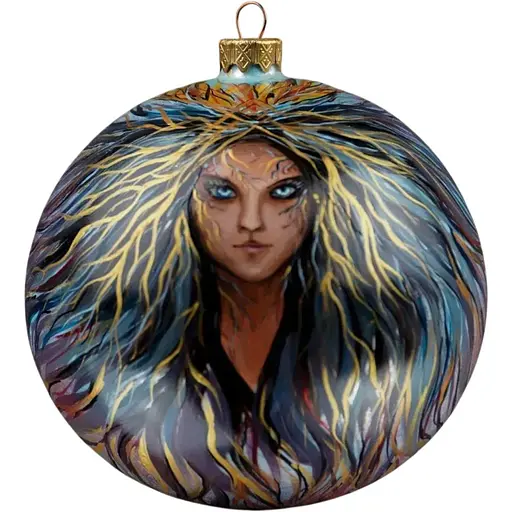 Ялинкова прикраса Різдвяні історії Конотопська відьма куля скло (4820001180329)