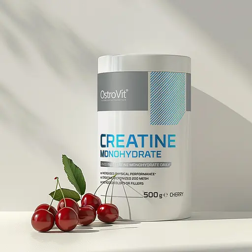 Креатин Creatine Monohydrate, 500 грамм Вишня OstroVit 000288417